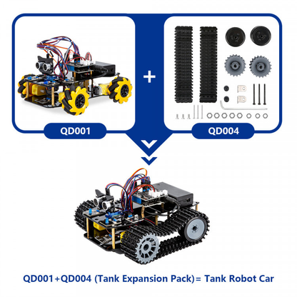 ACEBOTT ESP32 Tank Robot Car Expansion Pack