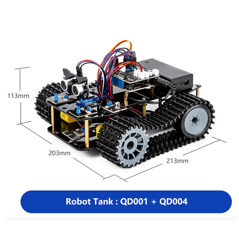 ACEBOTT ESP32 Tank Robot Car Expansion Pack