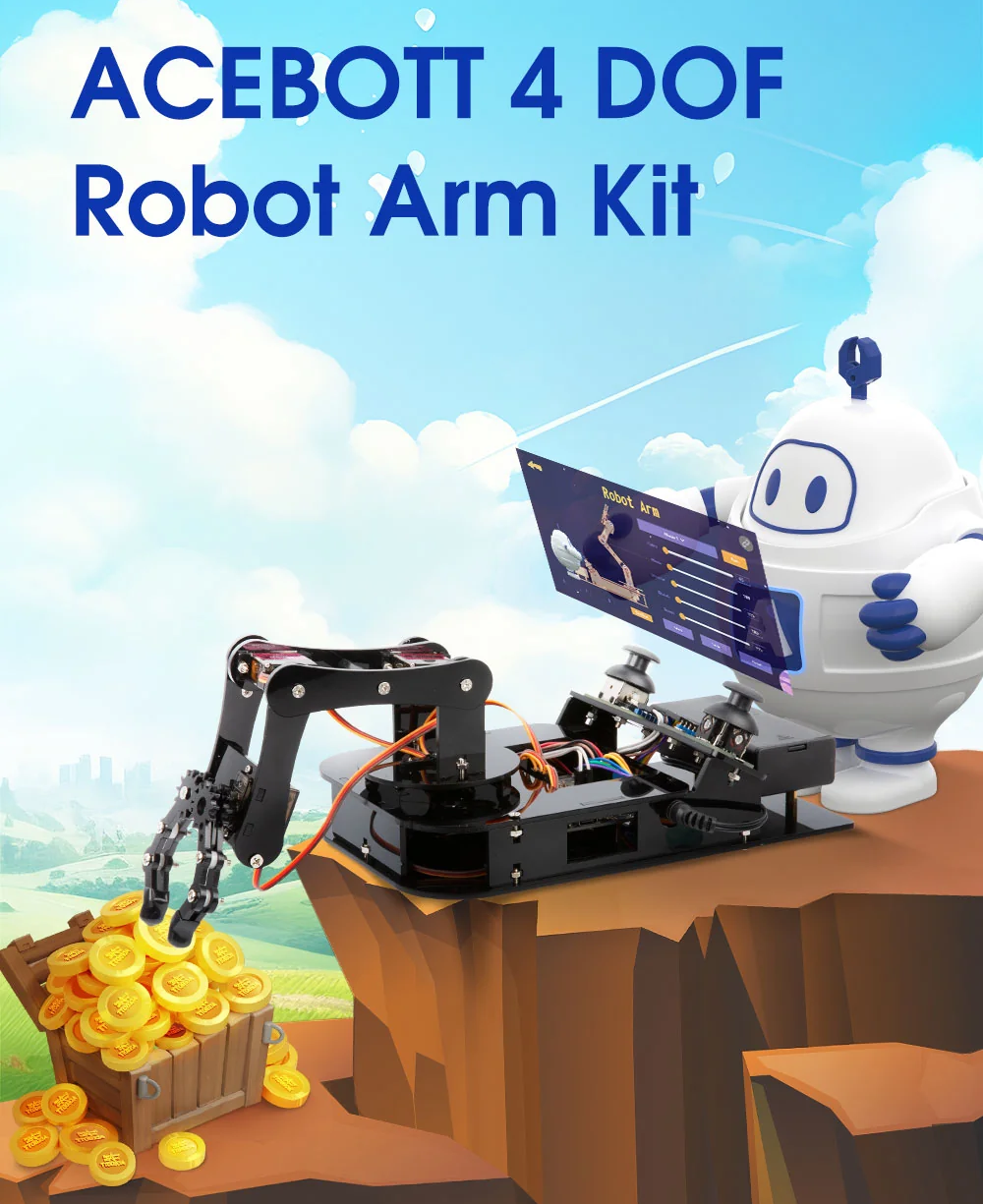 ACEBOTT 4 DOF Robot Arm Kit