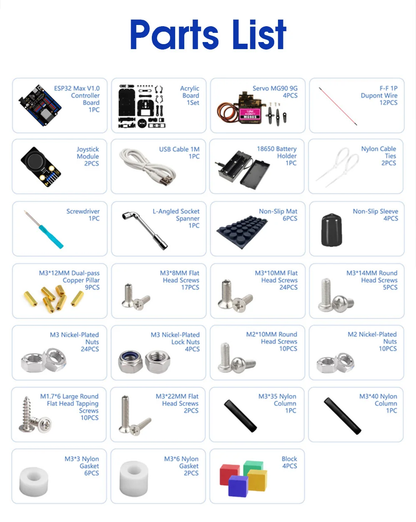 ACEBOTT 4 DOF Robot Arm Kit